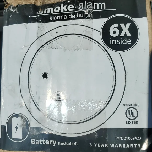 Lot 6 Kiddie Smoke Alarm Bundle 9v Batteries Included FRESH 2022! NIP New NIB - Picture 5 of 6